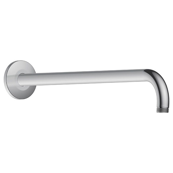 Duravit Настенный кронштейн с декоративной накладкой, 410 мм/ круглая накладка, соединительный патрубок размер DN15, цвет: хром