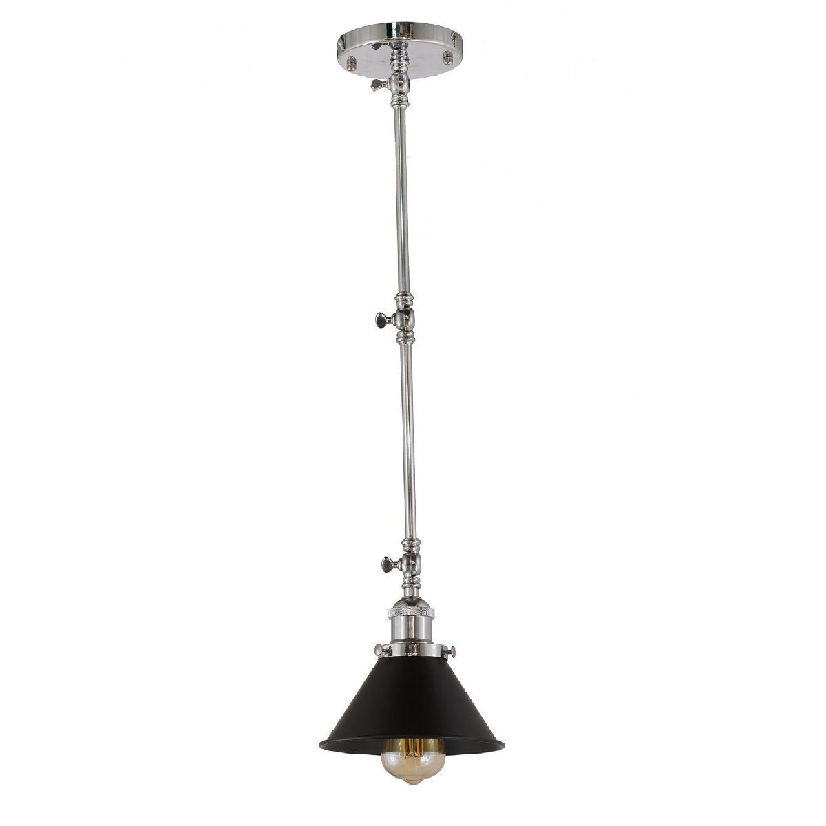 Подвесной светильник Lumina Deco Gubi LDP B005 CHR+BK