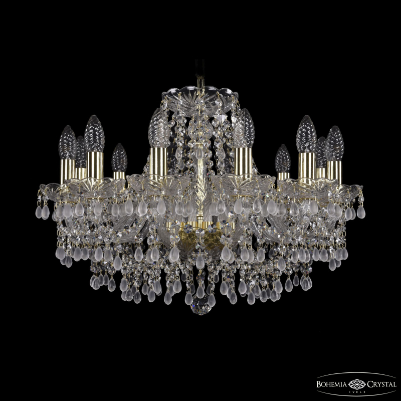 Подвесная люстра Bohemia Ivele Crystal 1410/12/195 G V0300