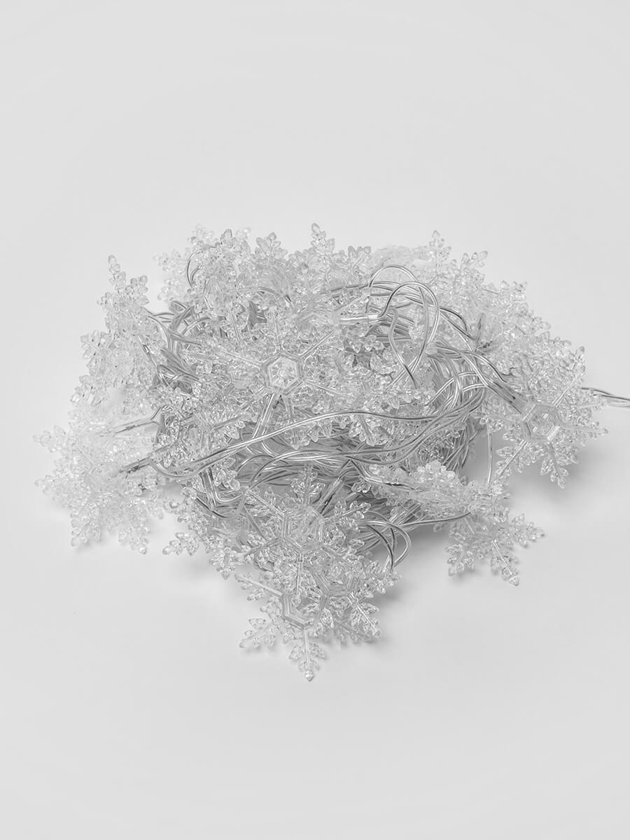 Светодиодная гирлянда (07930) Uniel сакура 220V белый ULD-S0700-050/DTA White IP20 SNOWFLAKES-1