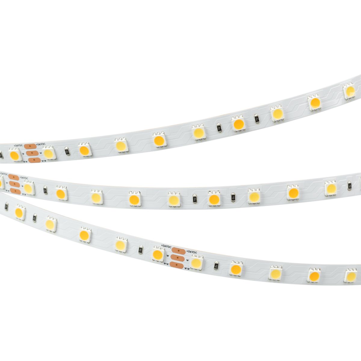 Светодиодная лента Arlight RT-B60-10mm 24V White-MIX (14.4 W/m, IP20, 5m) (Изменяемая ЦТ) 025213(2)