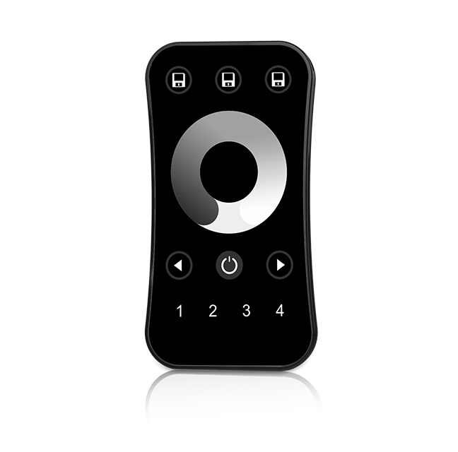 Пульт Arlight SMART-801-52-4G-3SC-DIM Black (3V, 2.4G) (IARL, IP20 Пластик) 061101