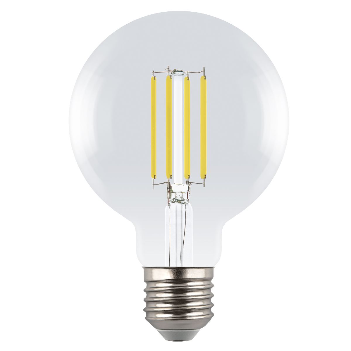Лампа светодиодная филаментная Uniel LED-G95-5W/3000K/E27/CL GLY01TR UL-00011942