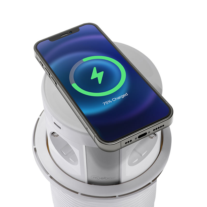 Блок розеток 107J (4 секции, 2 USB А + 2 USB С) Mebax 00-00001171