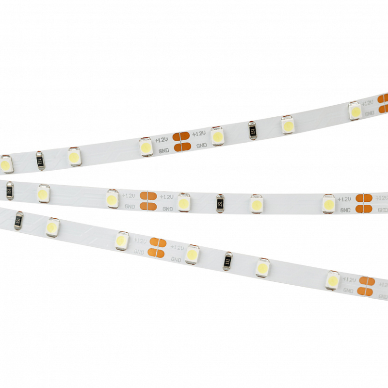 Светодиодная лента Arlight RT-A60-5mm 12V Warm2400 (4.8 W/m, IP20, 2835, 5m) 028616(2)