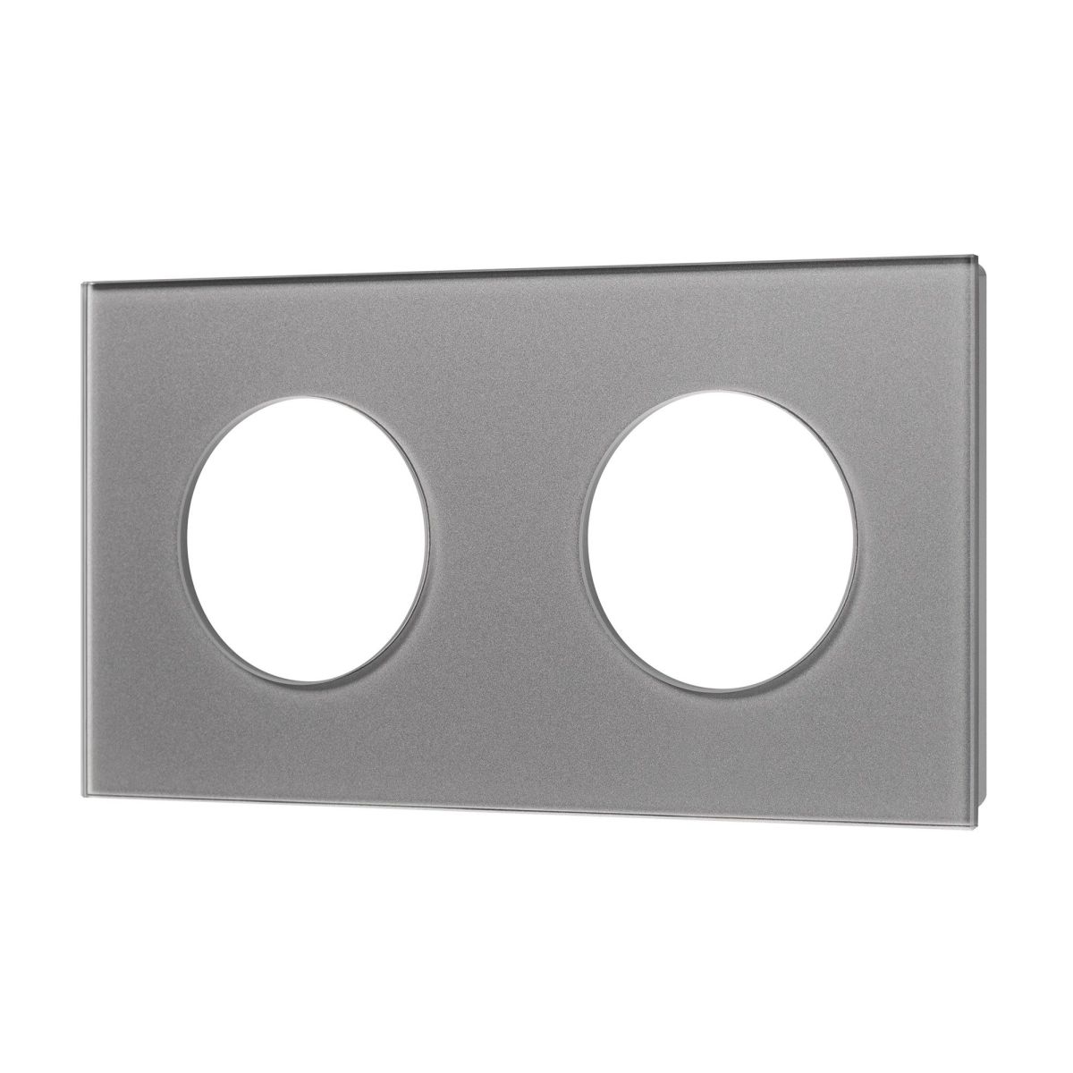 Рамка стеклянная на 2 поста Arlight FRM-GLARE-GC-2-GR 043837