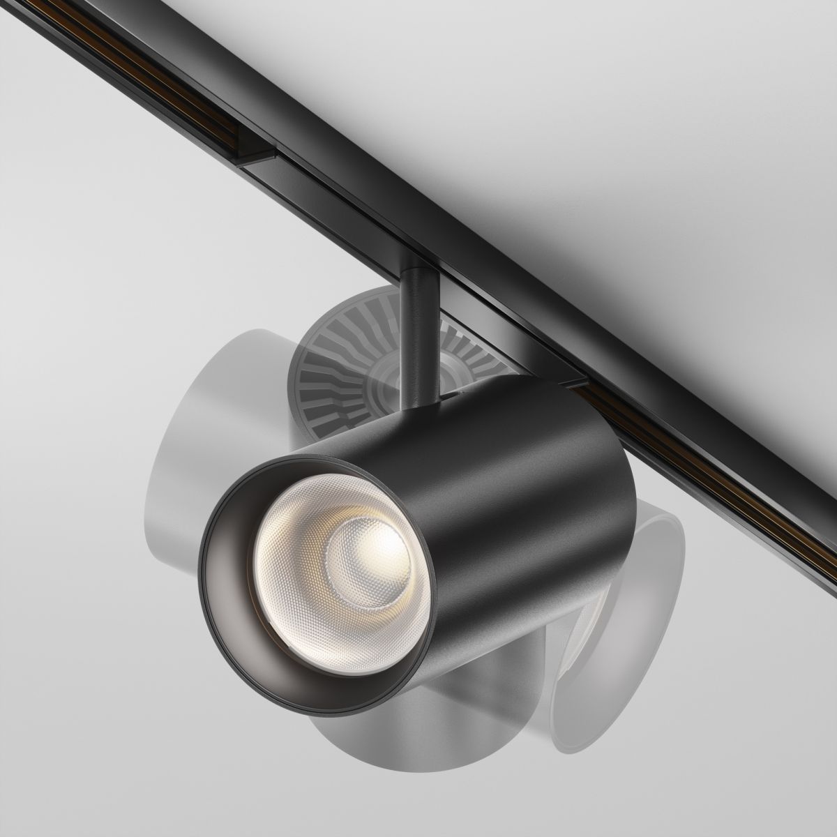 Трековый магнитный светильник Maytoni Technical Focus Led Exility X TR243-18W4K-B