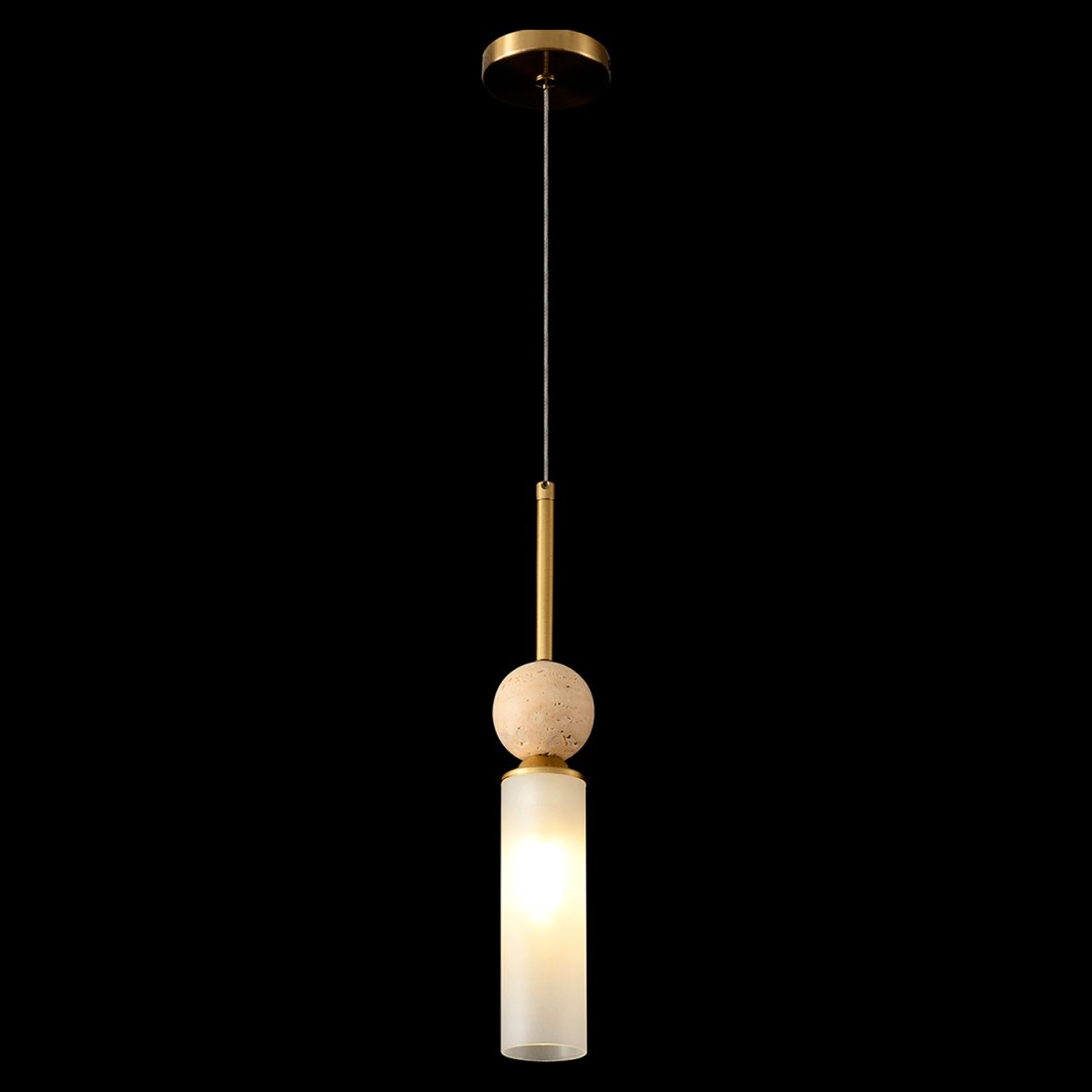 Подвесной светильник Crystal Lux SIMPLY SP1 BRASS