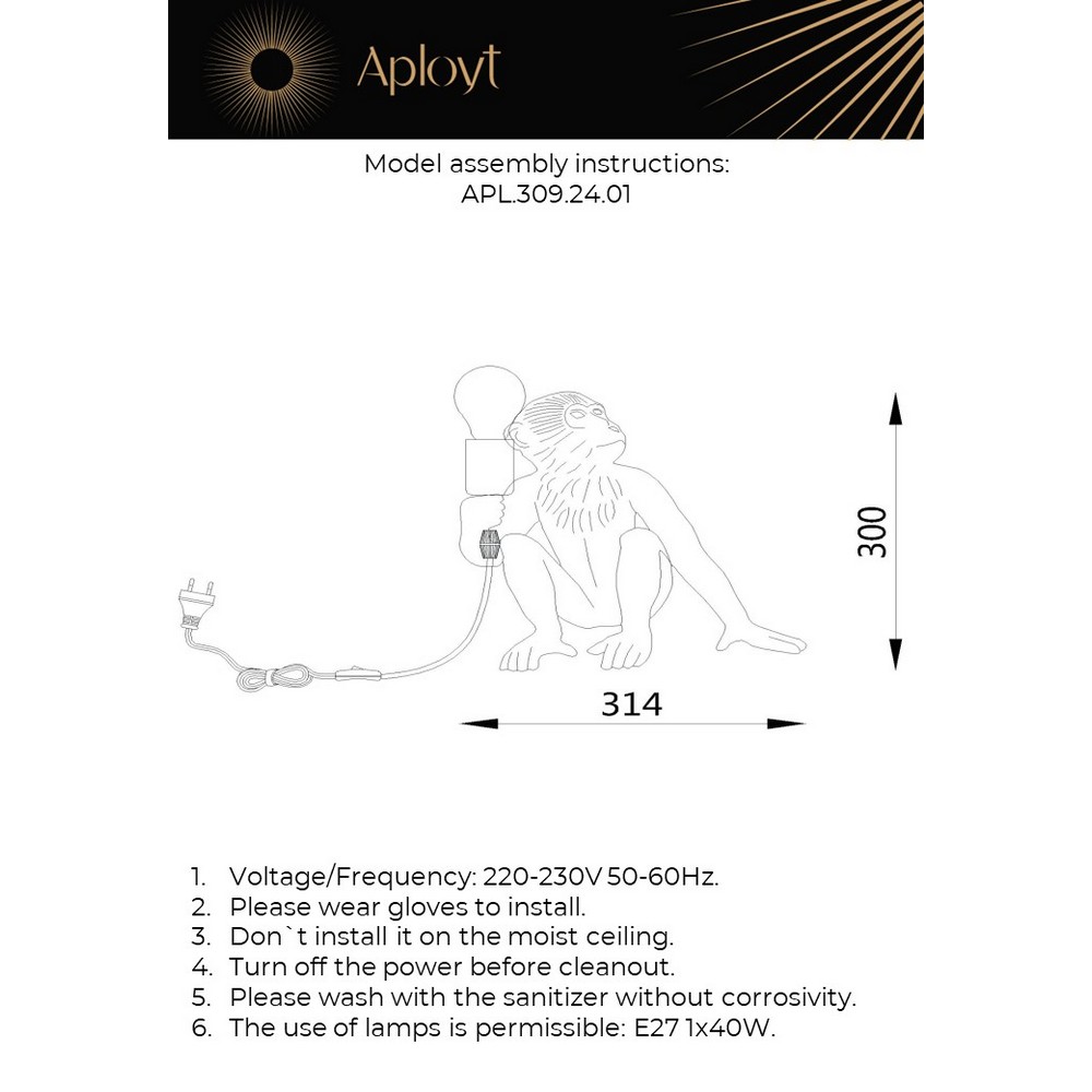 Настольная лампа Aployt Magali APL.309.24.01