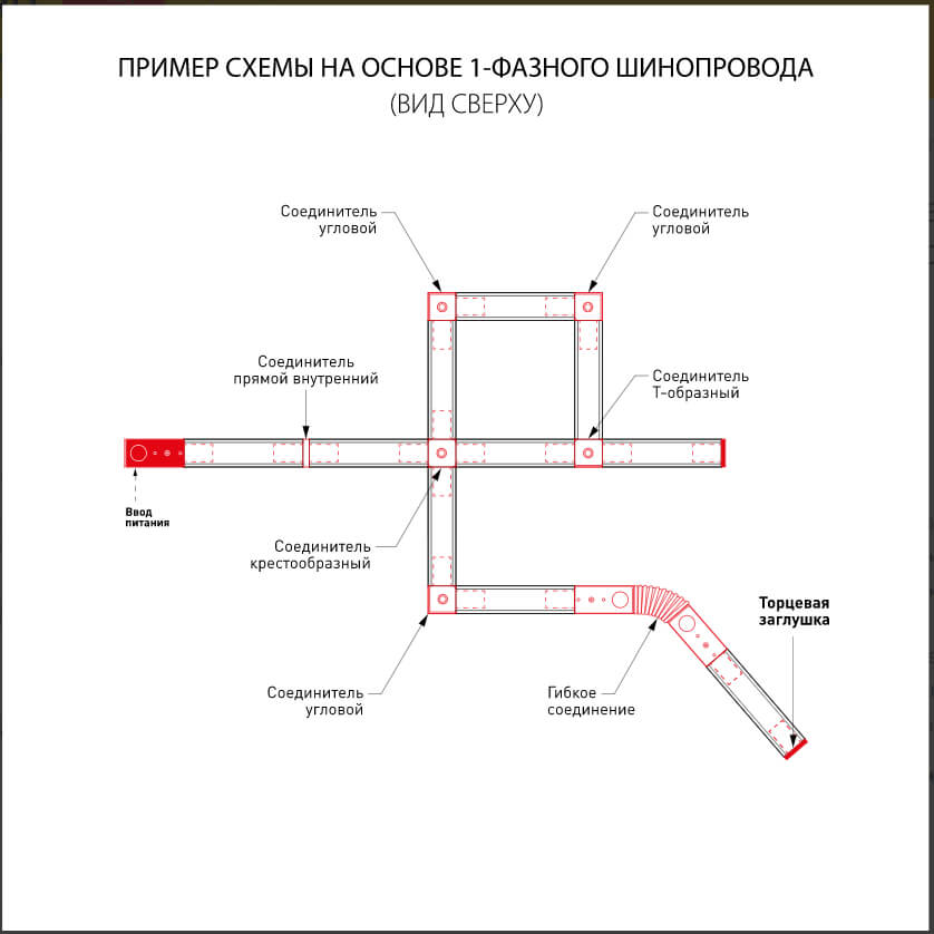 Ввод питания Elektrostandard TRP-1-1-BK 4690389112652 a039506