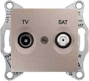 Розетка TV/SAT оконечная Schneider Electric Sedna 1dB SDN3401668