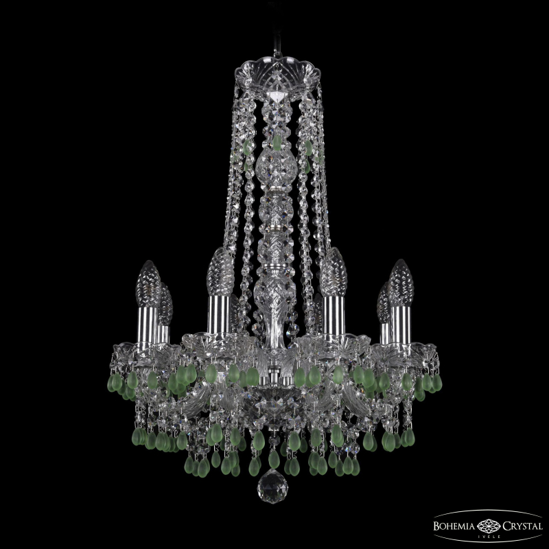 Подвесная люстра Bohemia Ivele Crystal 1410/8/141/h-60 Ni V5001