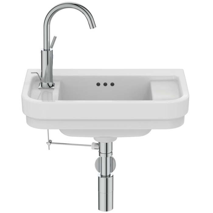 Ideal Standard Calla Раковина 50х32xh18см., подвесная, с 1 отв., Sx, с крепежом, цвет: белый глянец