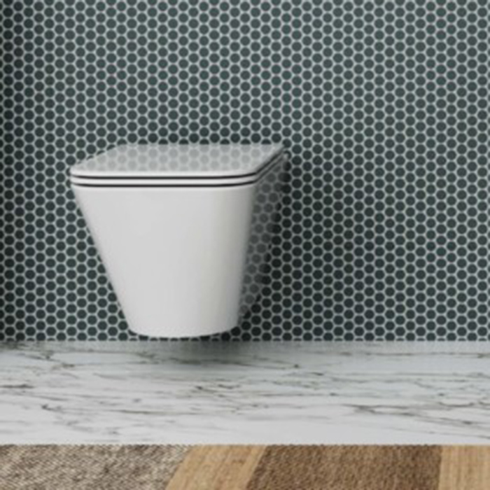 Azzurra Build Унитаз подвесной 55х36х32см., цвет: белый