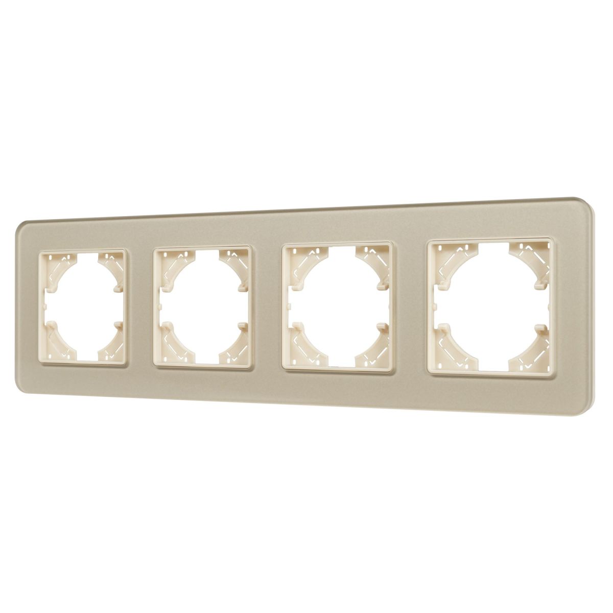 Рамка на 4 поста стеклянная Arlight FRM-OMALI-SFGS-4-GD 049719