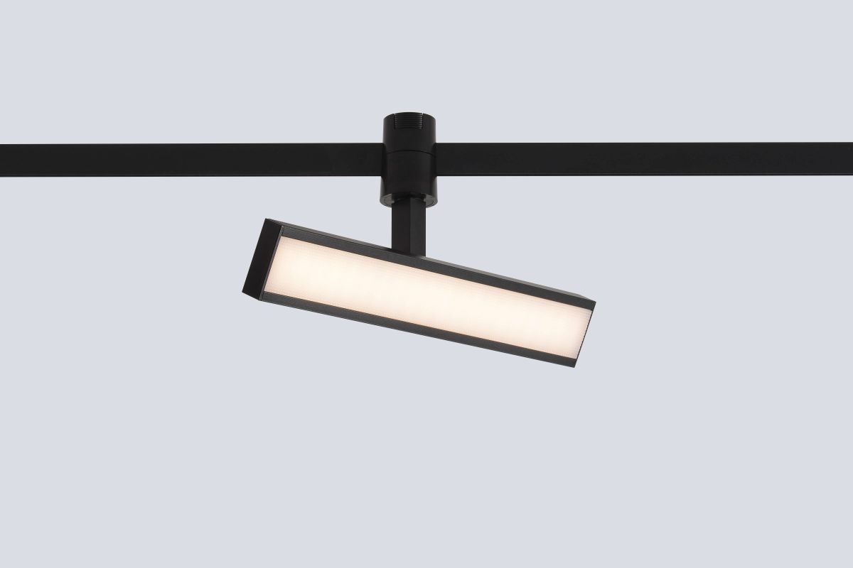 Трековый светильник для гибкой магнитной системы Crystal Lux Trace 48V CLT 0.37 001 10W BL SMART