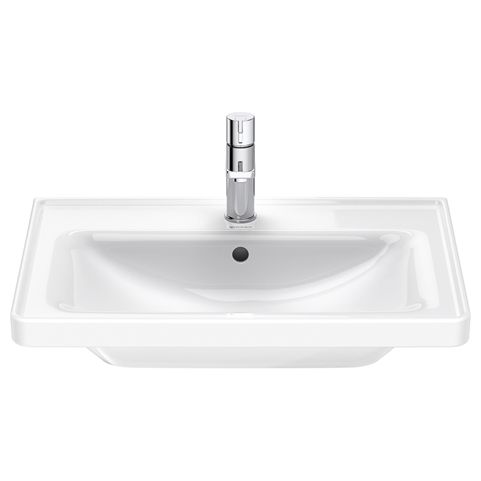 Duravit D-Neo Раковина 65х48см., накладная, с переливом, 1 отв., цвет: белый