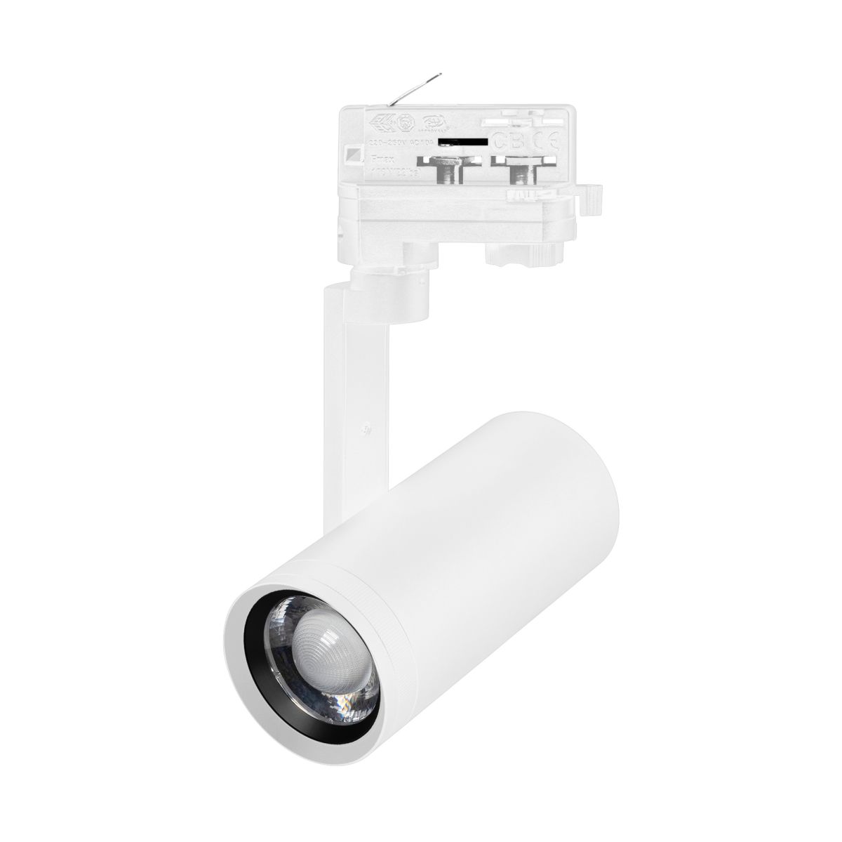 Трековый трехфазный светильник Arlight LGD-URANUS-4TR-R75-18W/25W Warm3500-MIX (WH, 20-50 deg, side holder, 230V) (IP20 Металл) 059362