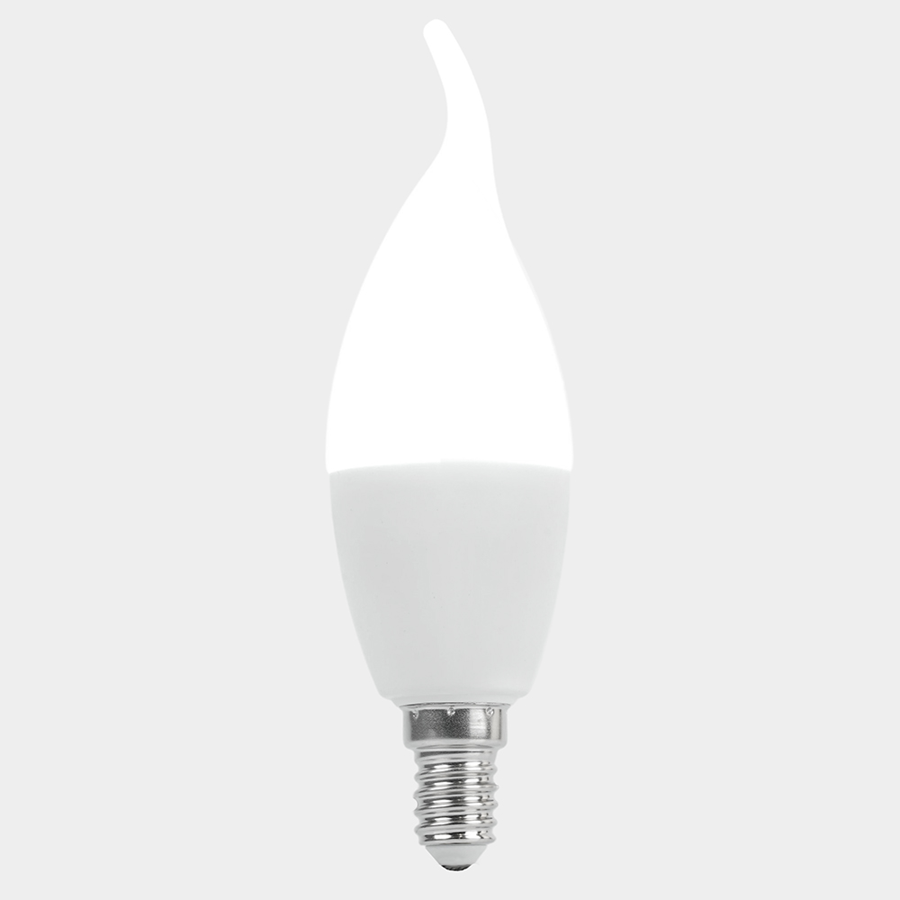 Лампа светодиодная Saffit SBC3720 cвеча на ветру матовая E14 20W 230V 4000K 55275