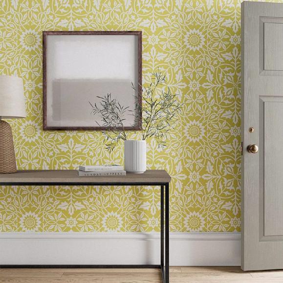 Обои Morris 217078 St James Ceiling Sunflower