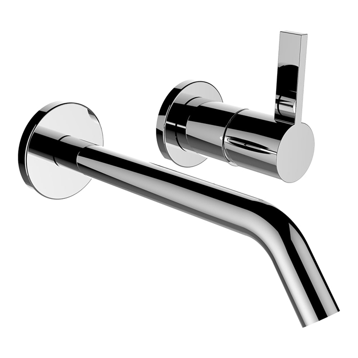 Laufen Kartell Смеситель для раковины, встраиваемый, цвет: хром