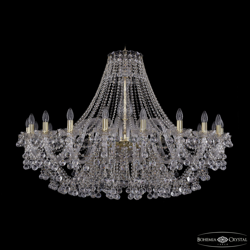 Подвесная люстра Bohemia Ivele Crystal 1409/20/460 G