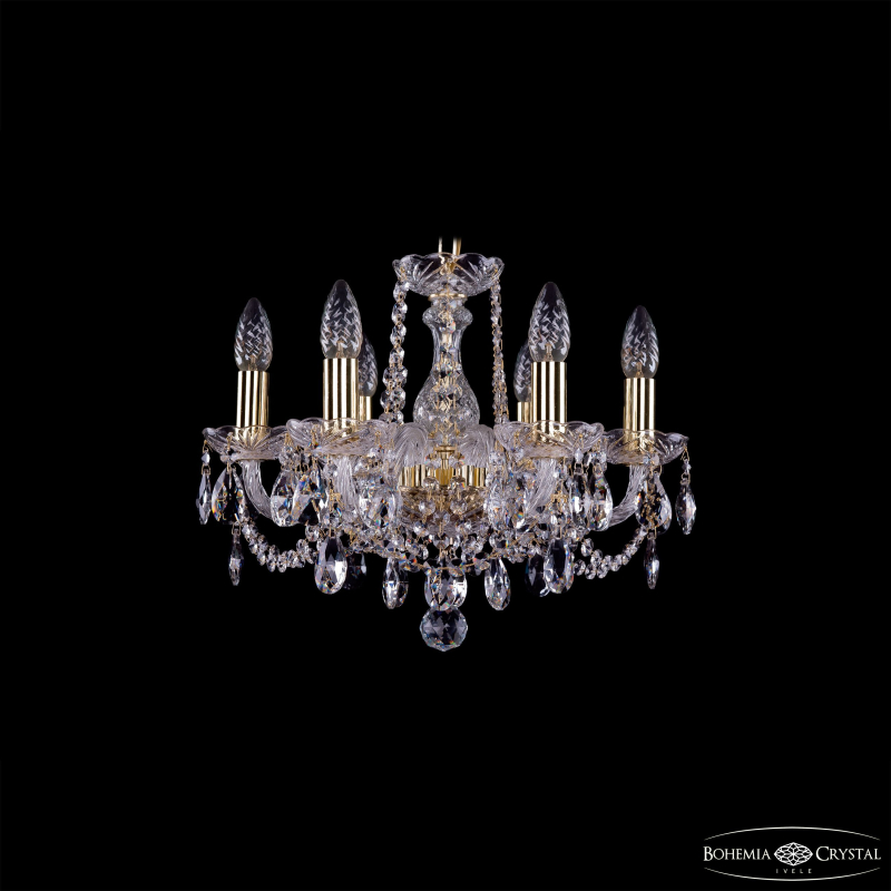 Подвесная люстра Bohemia Ivele Crystal 1402/6/141 G