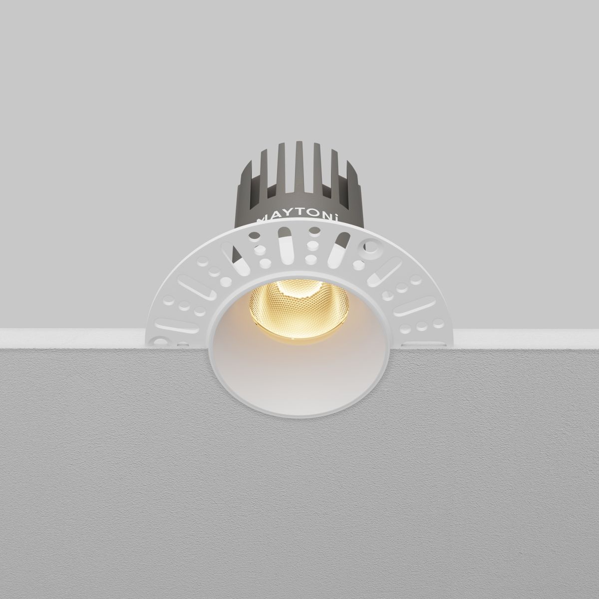 Встраиваемый светильник Maytoni Technical Dip DL124-10W-2.7K-TRS-W