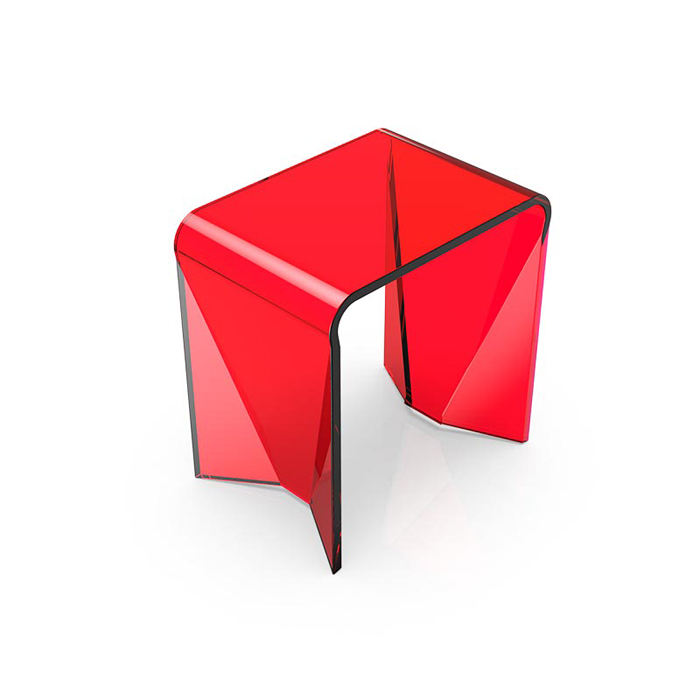 Knief Solid Surface Табурет отдельностоящий, из полимерного материала, цвет: Rubin # 040