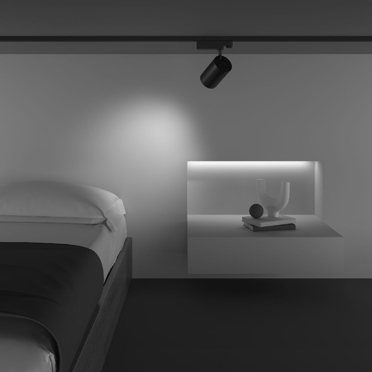 Трековый светильник Maytoni Technical Vuoro TR029-3-20W3K-M-B