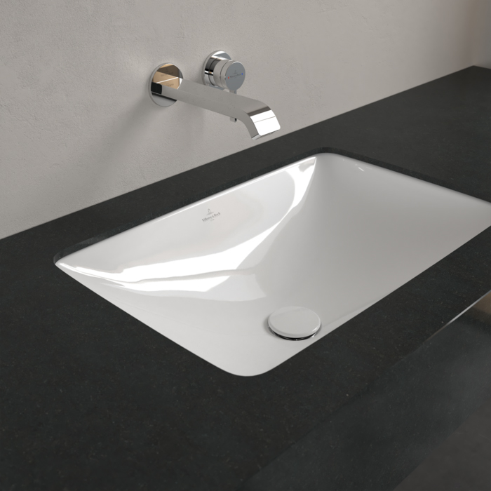 Villeroy&Boch Loop&Friends Раковина встраиваемая 54х34х19см., с переливом, цвет: альпийский белый
