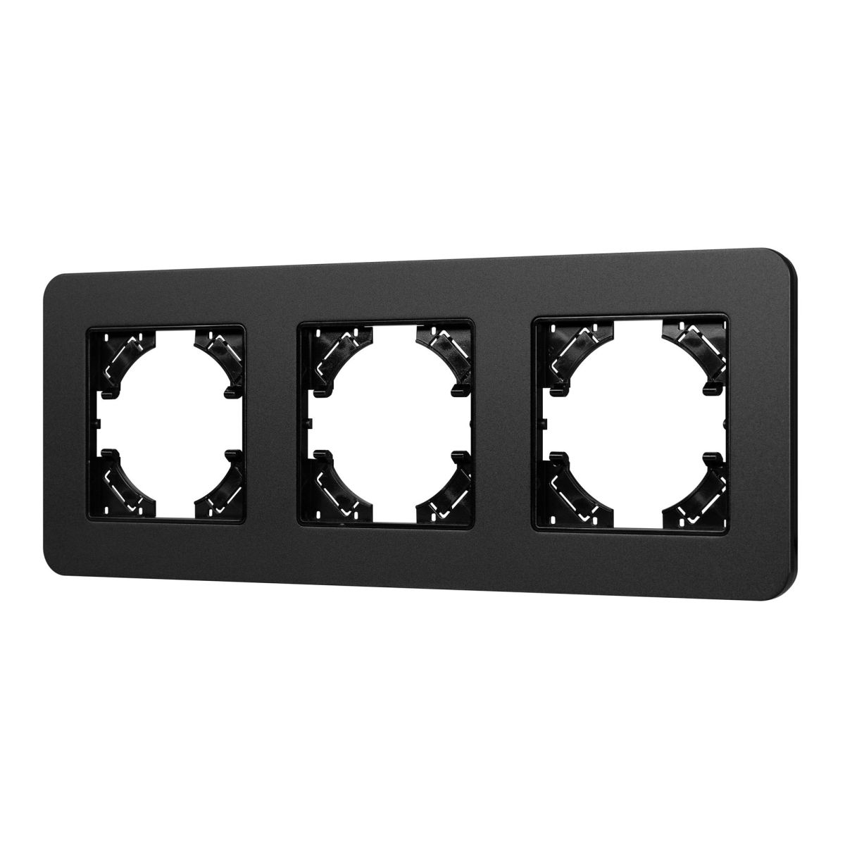 Рамка на 3 поста алюминиевая Arlight FRM-AKIRY-SFAL-3-BK 049741