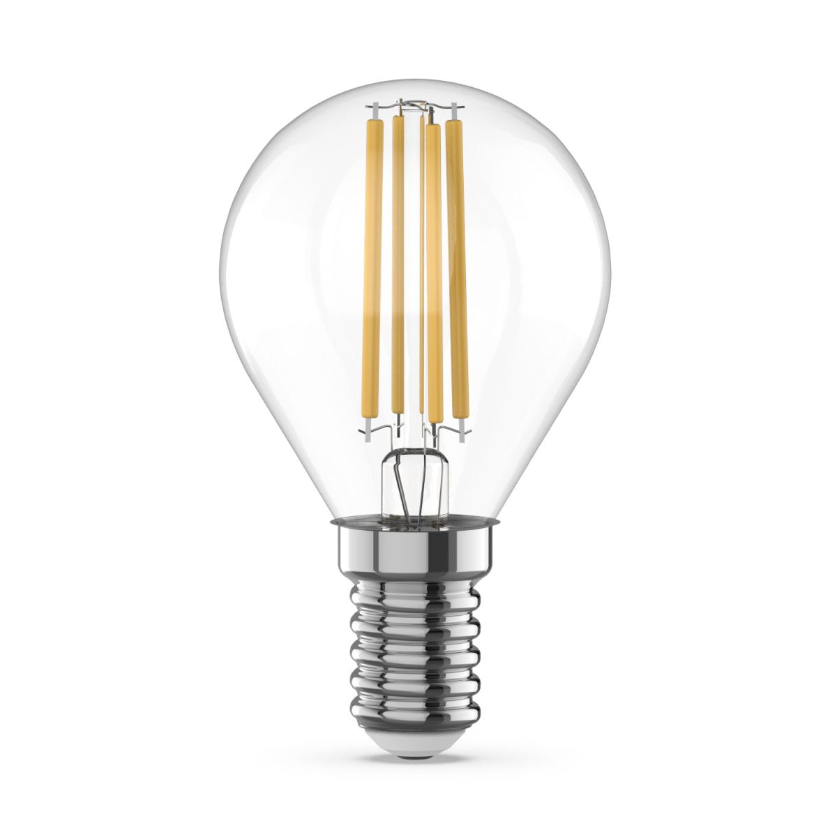 Светодиодная филаментная лампа Gauss Basic Filament E14 4W 3000K шар 50512142