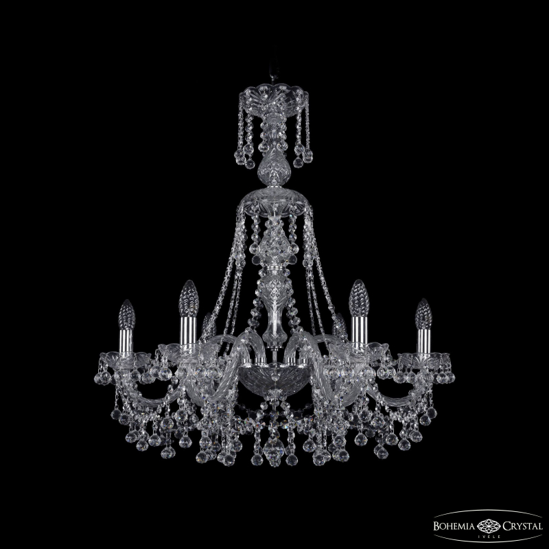 Подвесная люстра Bohemia Ivele Crystal 1409/6/240/XL-75 Ni
