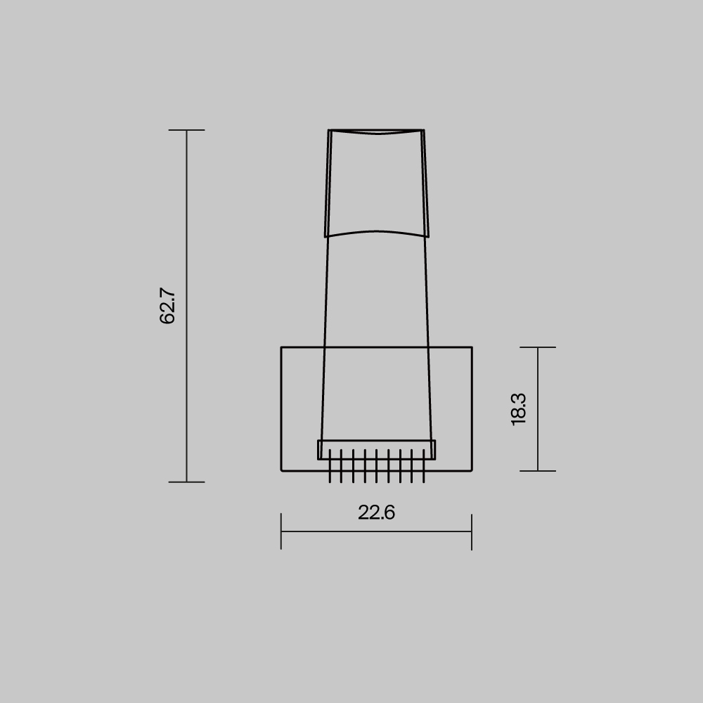 Комплект креплений для профиля 5035 4шт Maytoni Led Strip ALM-5035T-MT 642036