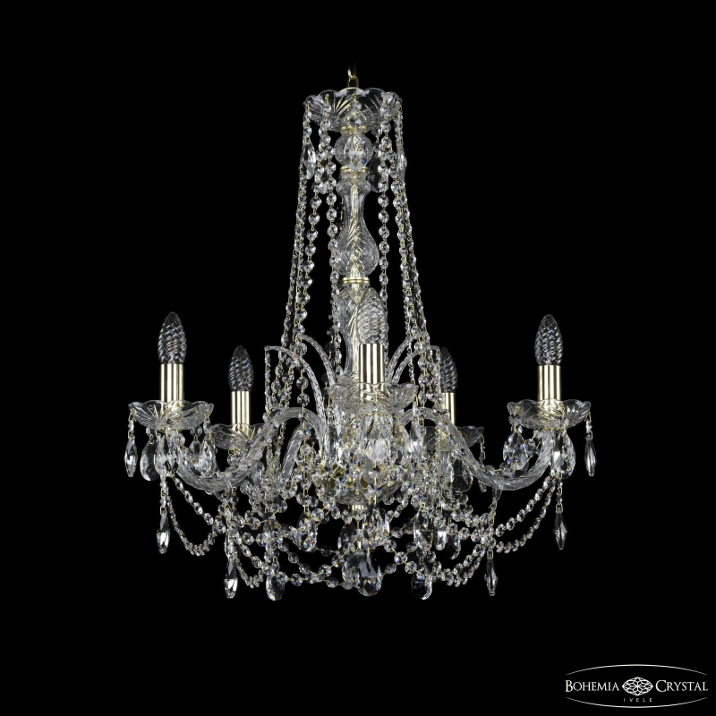 Подвесная люстра Bohemia Ivele Crystal 1411/5/195/h-62 G