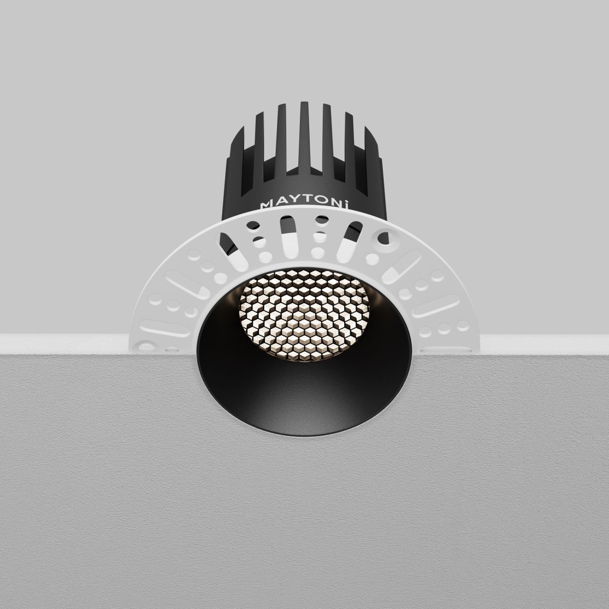 Встраиваемый светильник Maytoni Dip DL121-15W-4K-TRS-B