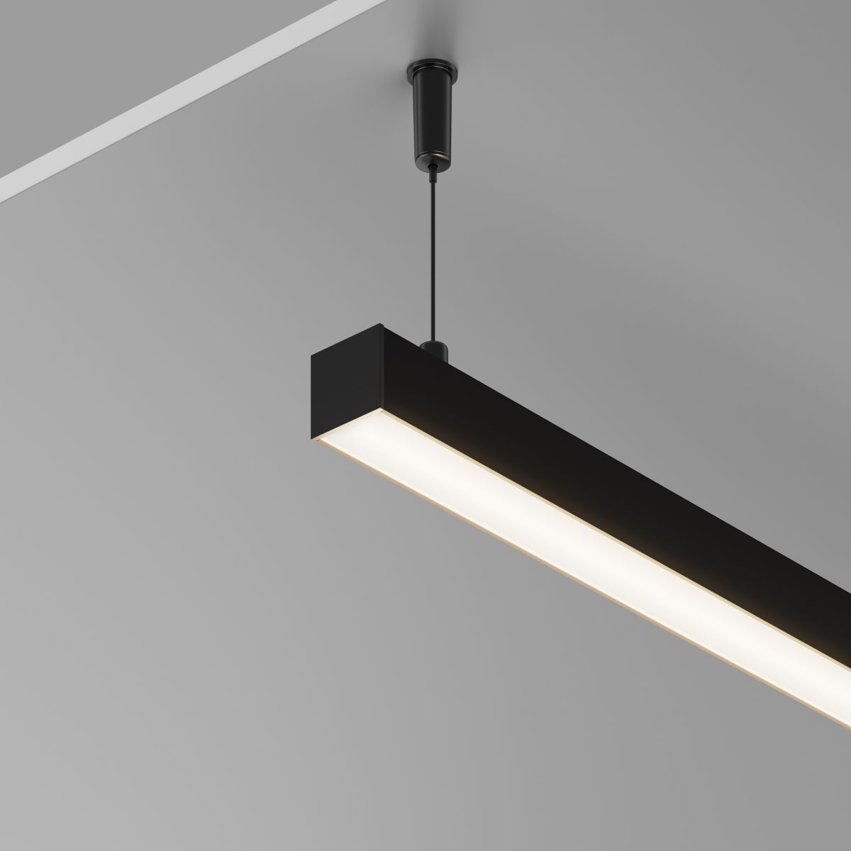 Алюминиевый профиль накладной-подвесной Maytoni Led Strip ALM-2522-B-2M 633013