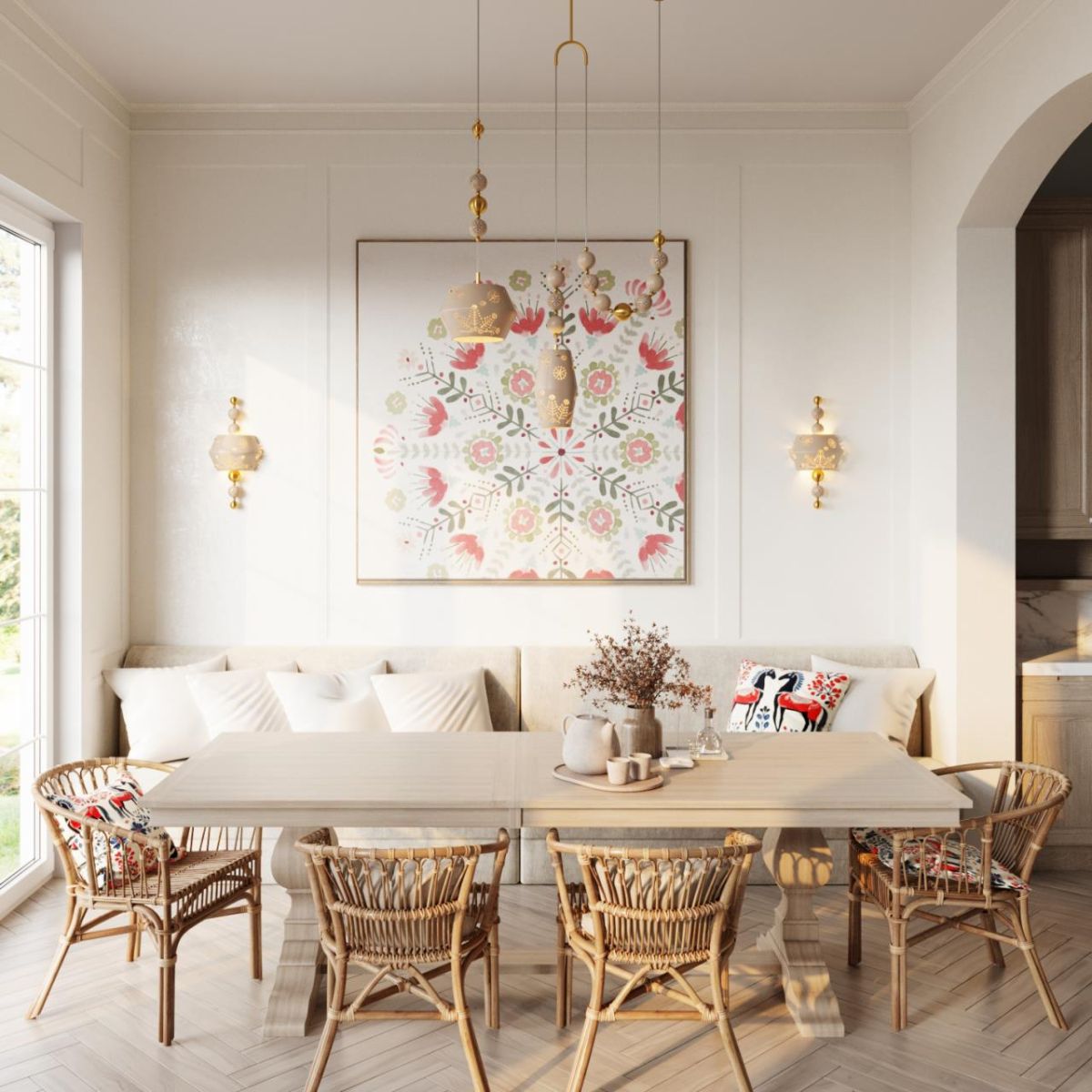 Настенный светильник Odeon Light Pendant Karelia 5444/1WA