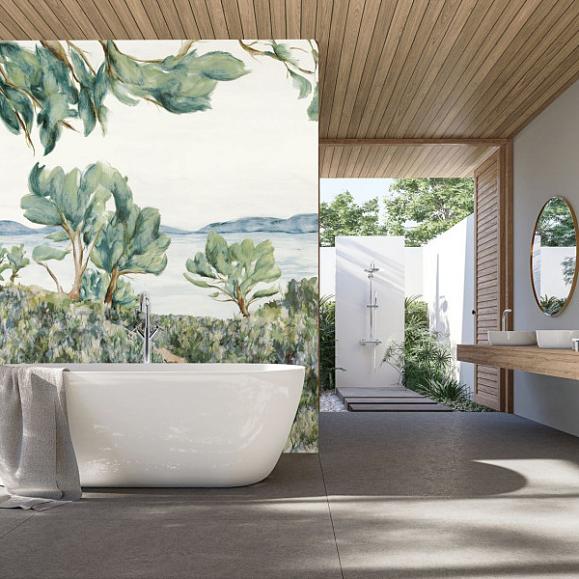 Панно Casamance 75830508 Cap Frehel Int Sauge/céladon