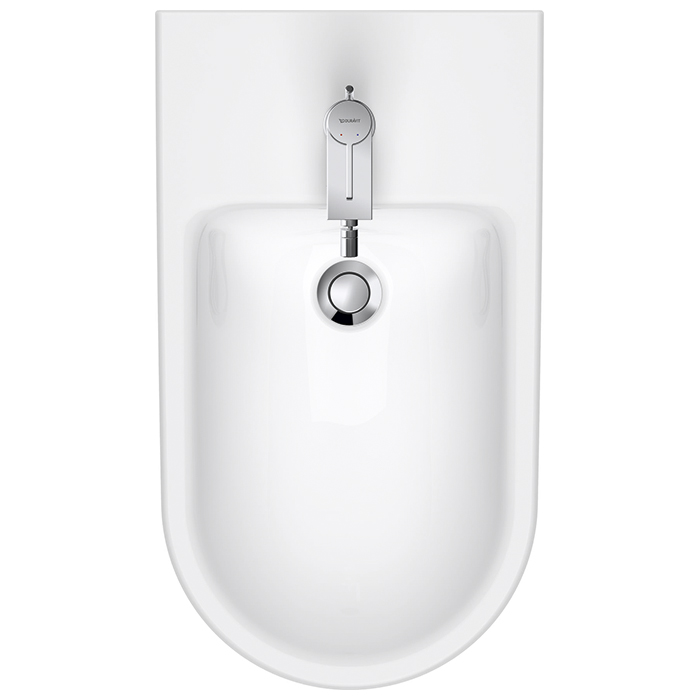 Duravit D-Neo Биде напольное 37x65х40 см, с переливом, с 1 отв., цвет: белый