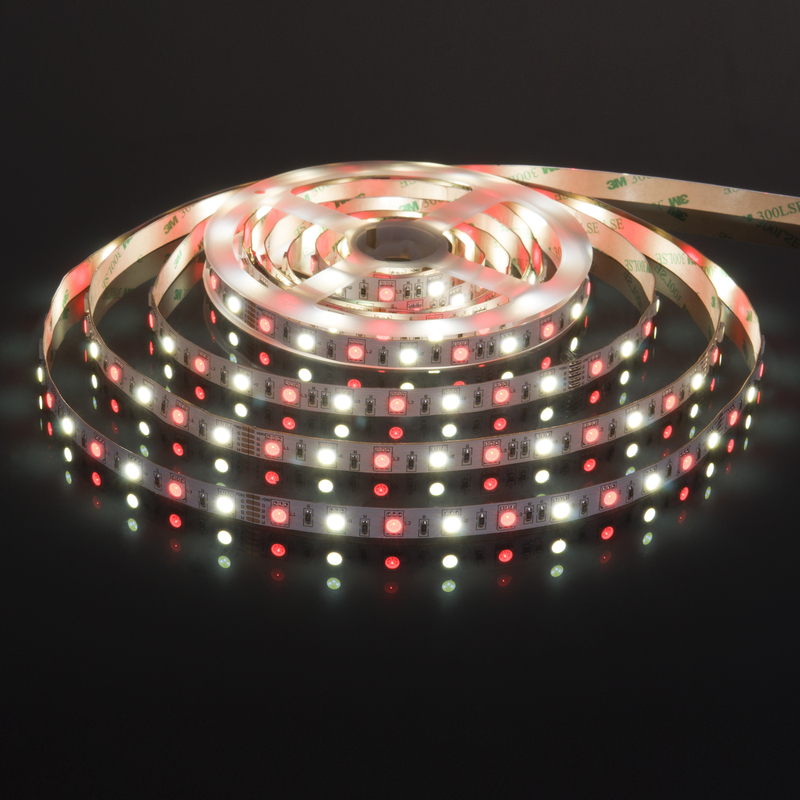 Светодиодная лента Elektrostandard 24V 14,4W 60Led 5050+5050 IP20 MIX RGB/холодный белый, 5м 4690389172274