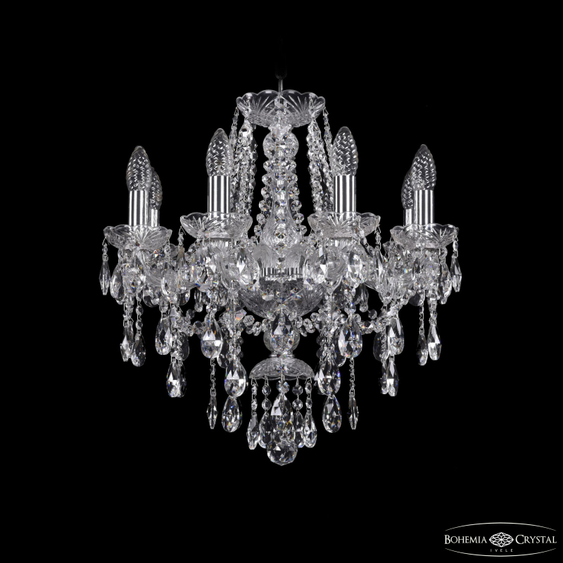 Подвесная люстра Bohemia Ivele Crystal 1415/8/165 Ni