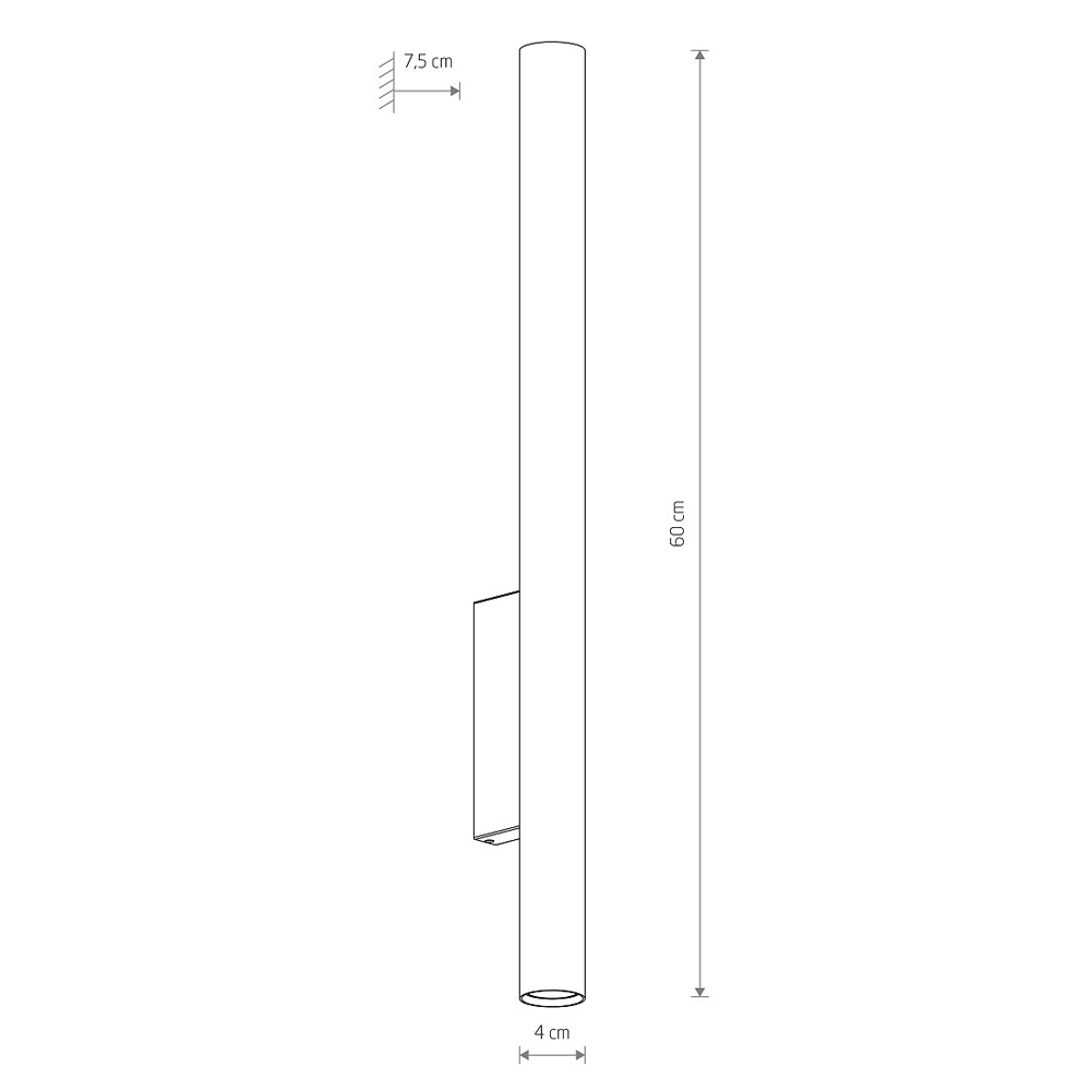 Настенный светильник Nowodvorski Fourty Wall XL Brass/Black 10760