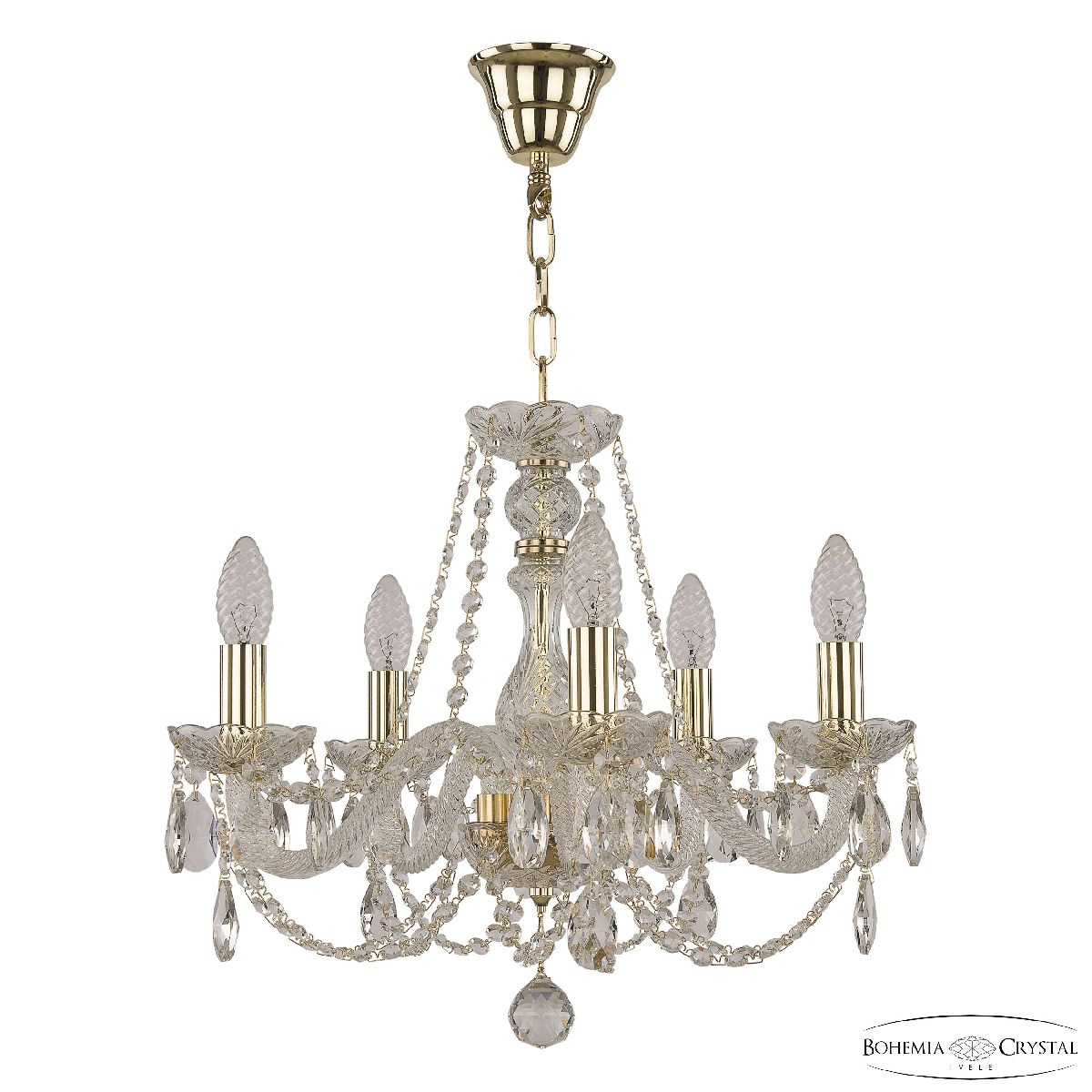 Подвесная люстра Bohemia Ivele Crystal 101/5/165 G