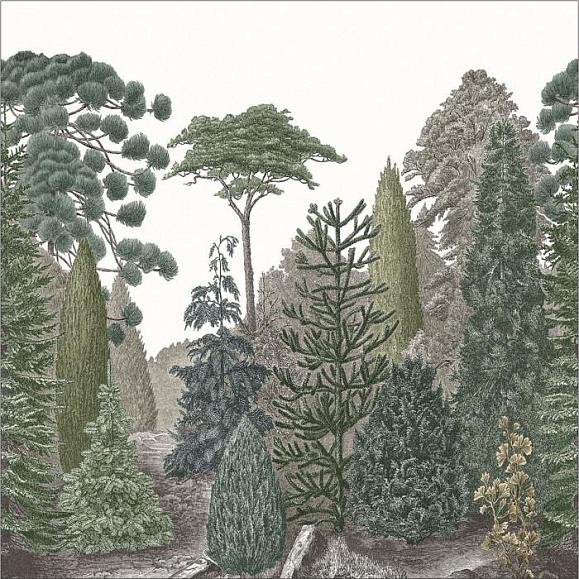 Панно Casadeco MEDI87457201_m Pinede Vert pin