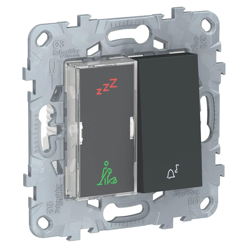 Дисплей гостиничного номера и кнопочный звонок Schneider Electric Unica New NU577754