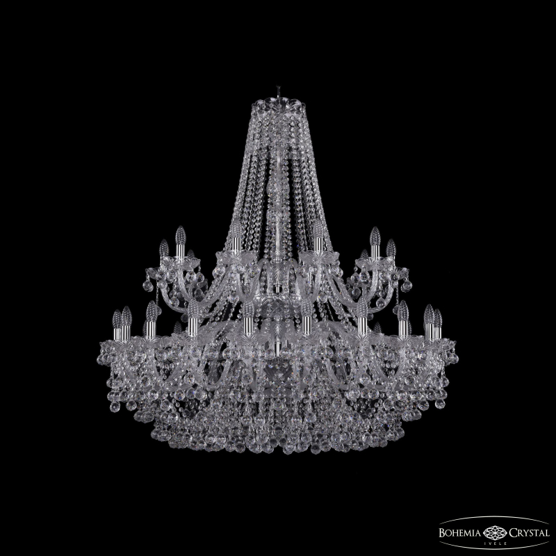 Подвесная люстра Bohemia Ivele Crystal 1409/20+10/400/2d Ni