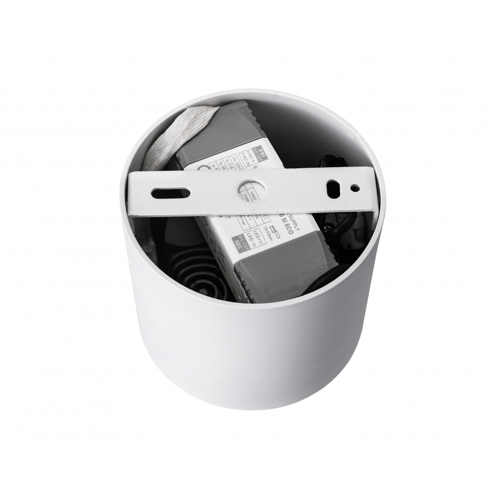 Накладной светильник iLedex Metrica 113-12W-D100-4000K-24DG-WH