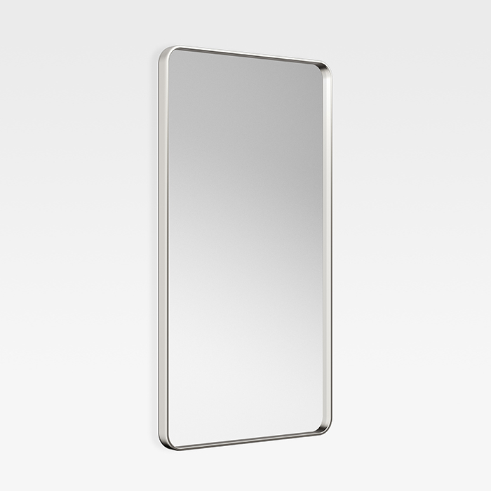 Armani Roca Baia Зеркало 60х5.5х110см с металлической рамкой, цвет: brushed steel
